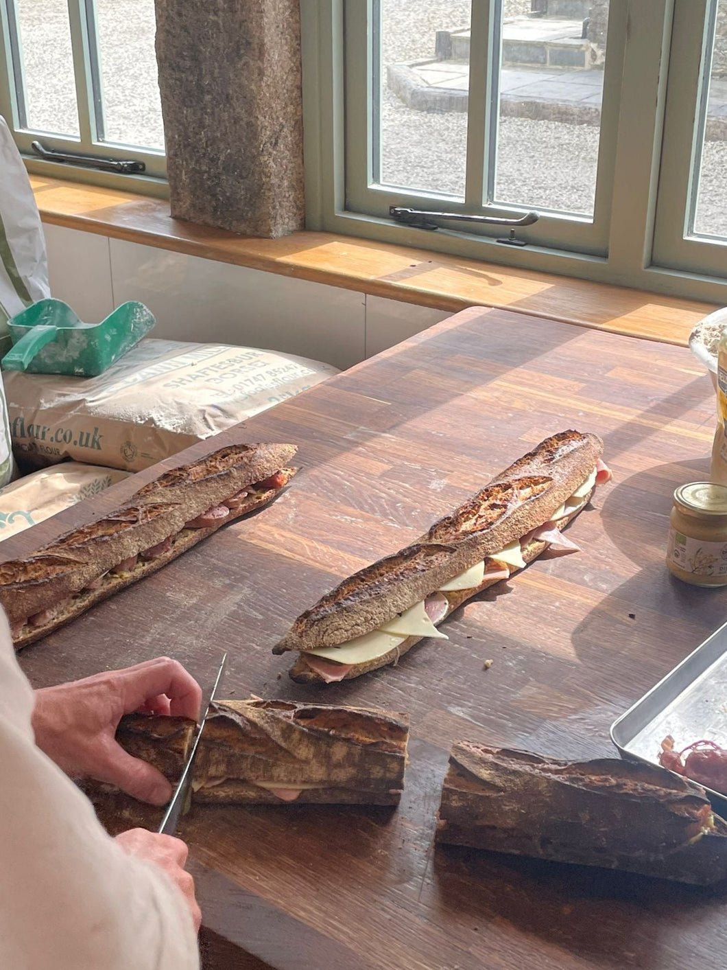 Smoked Ham & Cheese Baguette - pre order for collection Sat 17th May