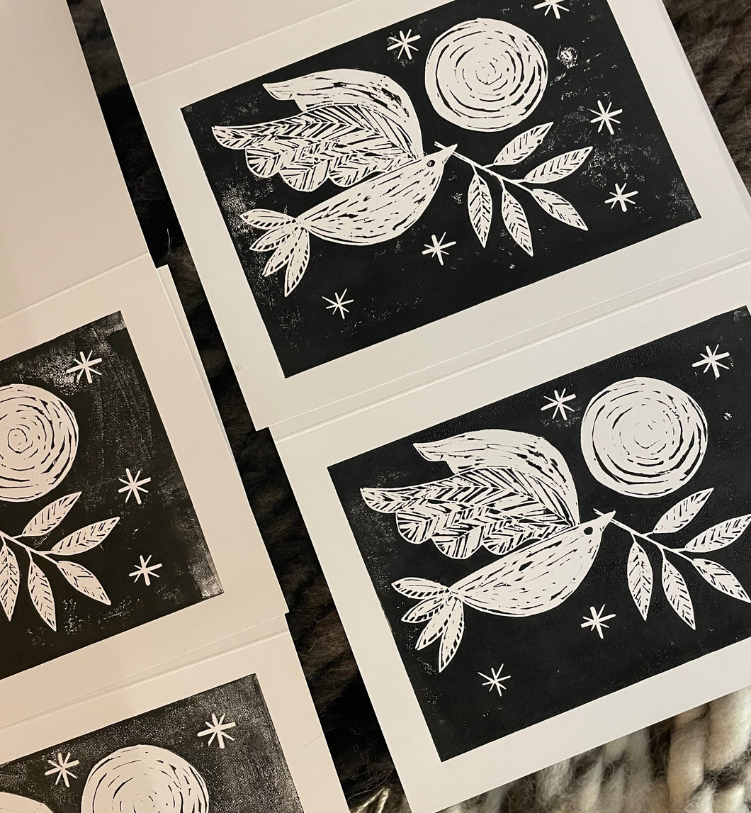 Saturday 29th November: Print Workshop - Lino Printing Festive Cards and Gift Wrap