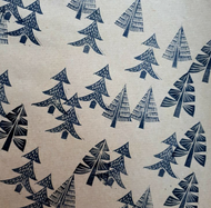 Thursday December 12th - Lino print Christmas wrapping paper 6.30pm